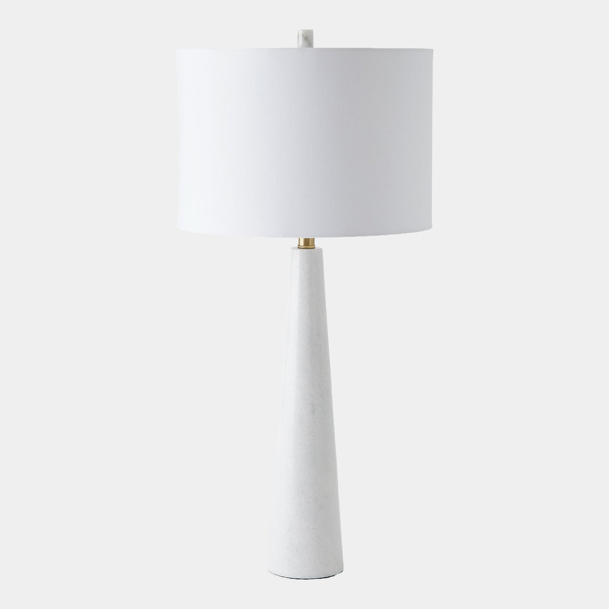 Pinnacle Marble Lamp-White