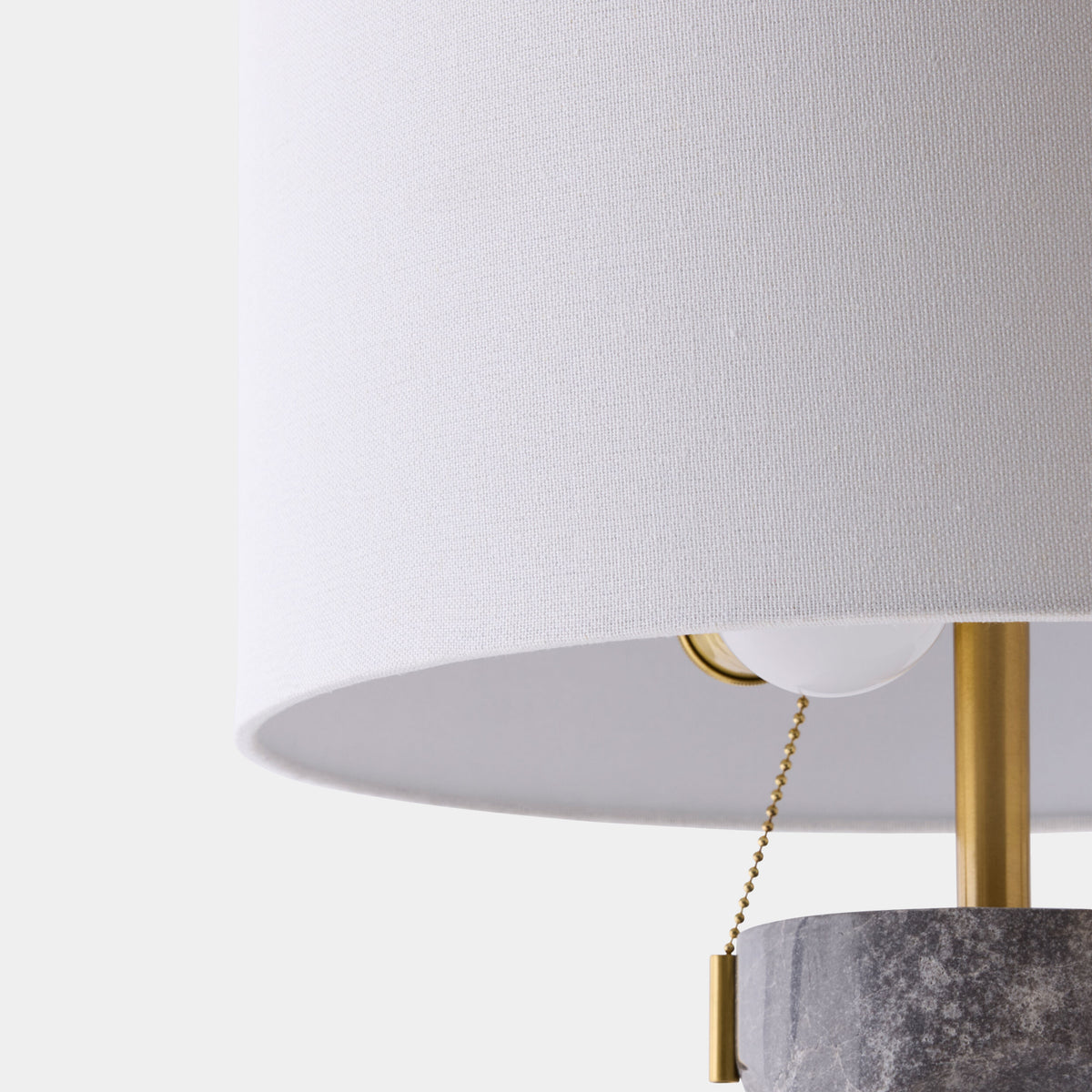 Rory Marble Column Lamp-Gray