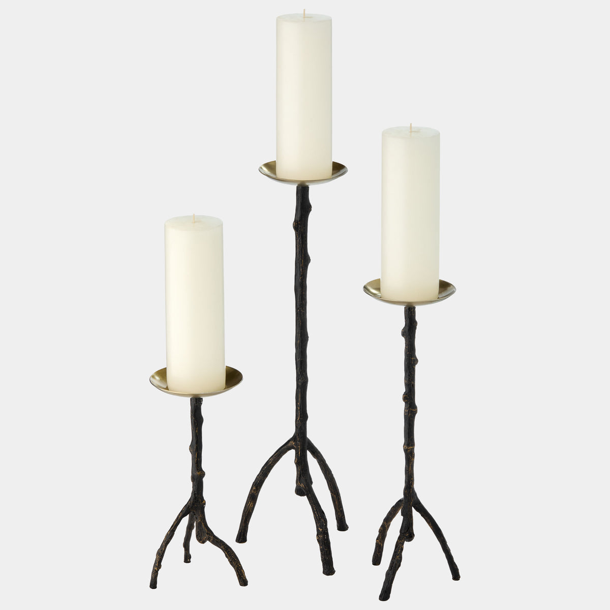 Harbin Bamboo Candlestick-Lg