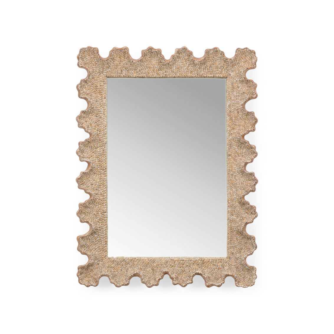 Scalloped Shell Mirror in 47 / Shell - Chelsea House