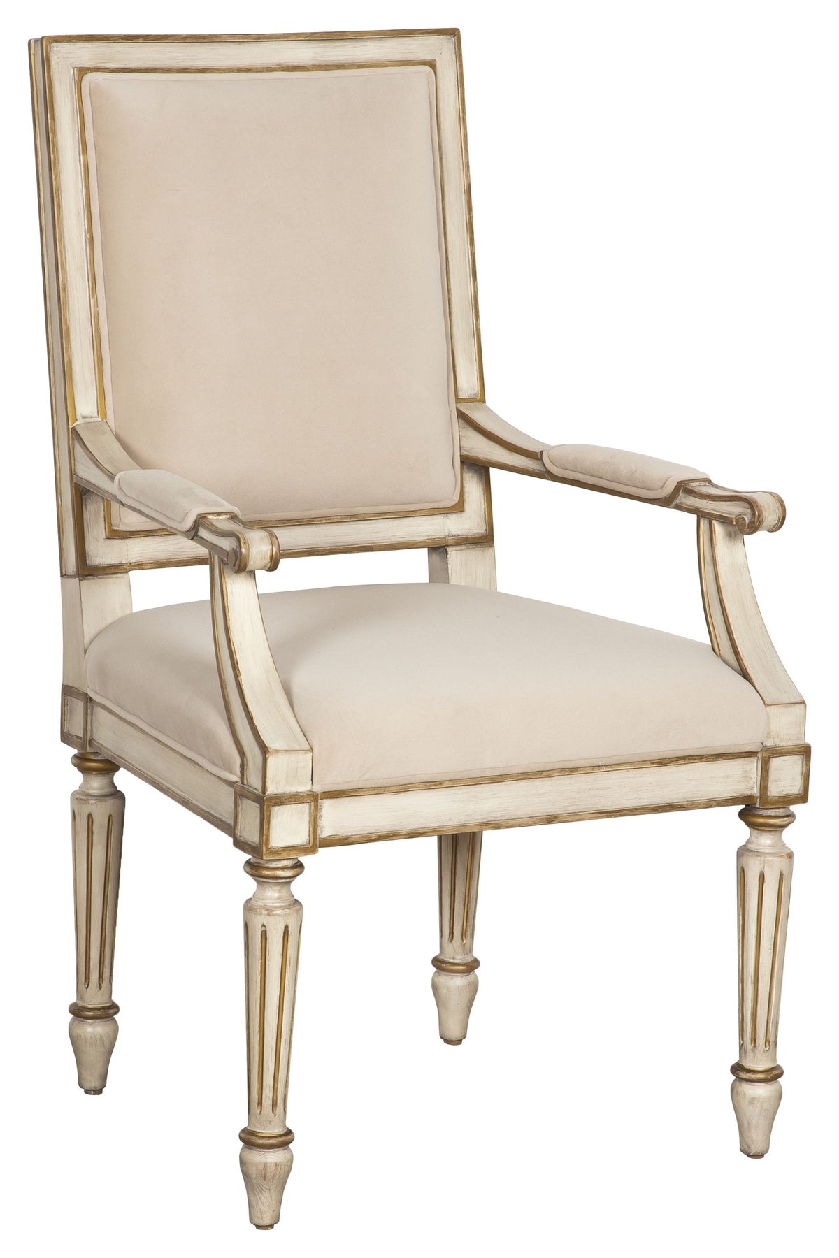 Lila Leather Arm Chair (L-8840-04) - Fairfield Chair