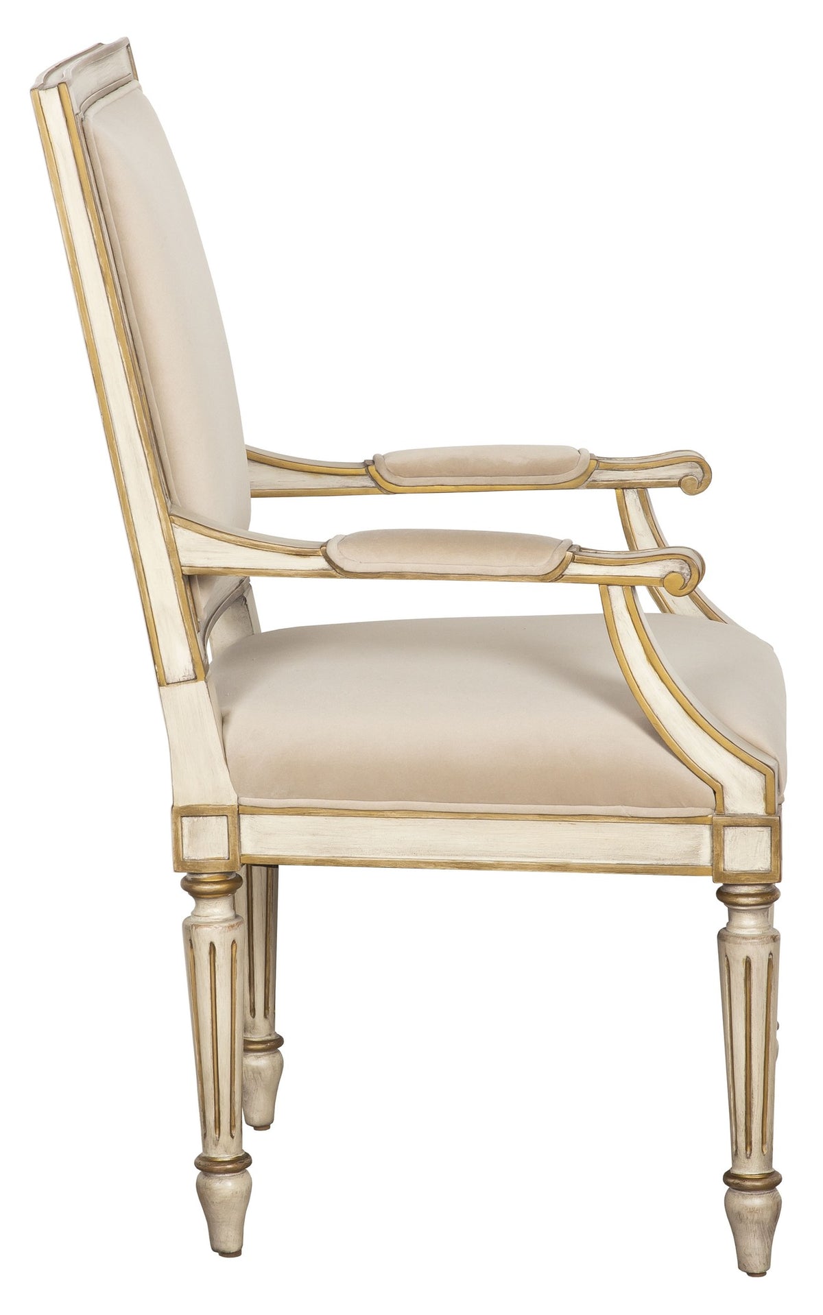 Lila Leather Arm Chair (L-8840-04) - Fairfield Chair