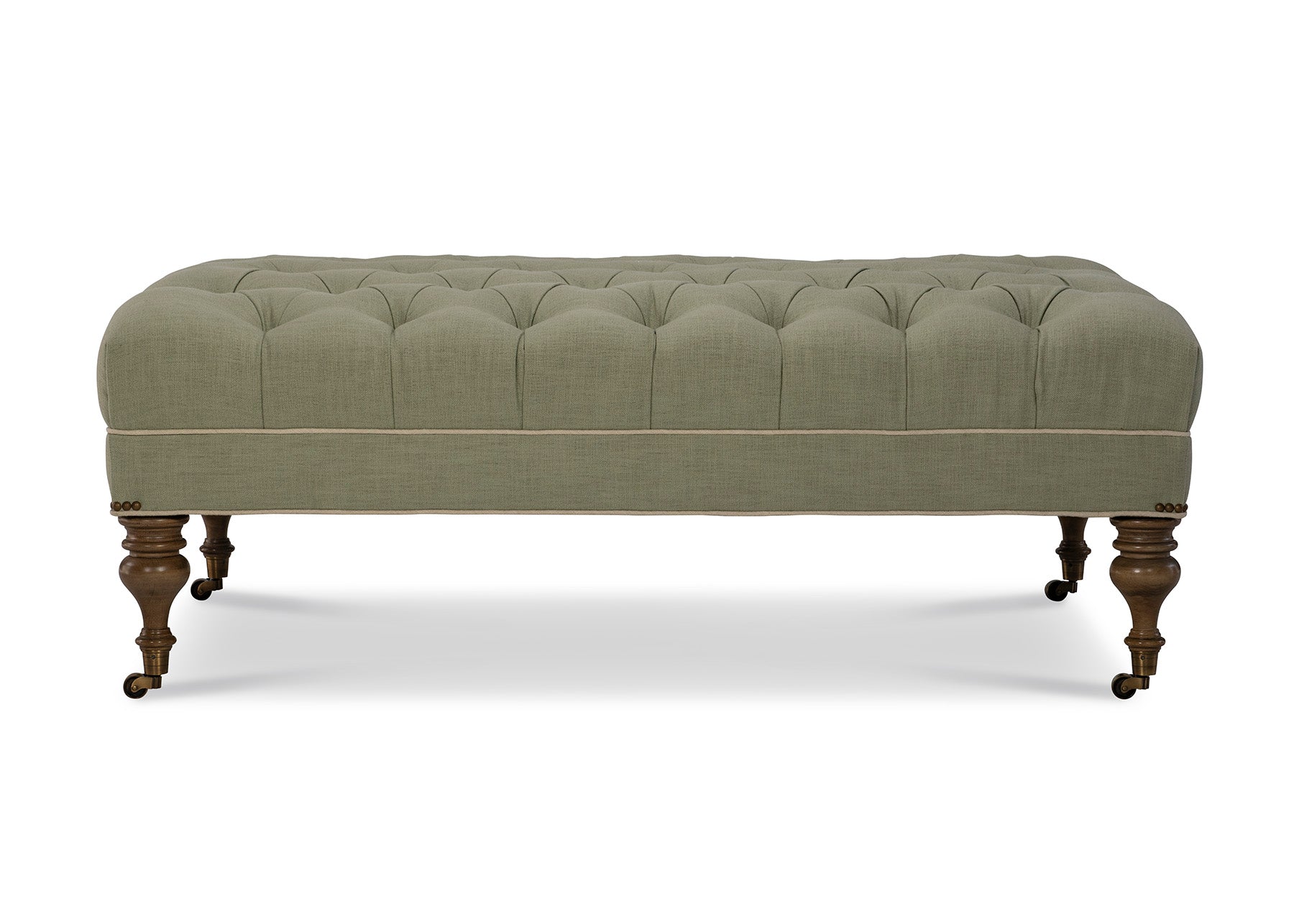 Athena Rectangle Tufted Ottoman