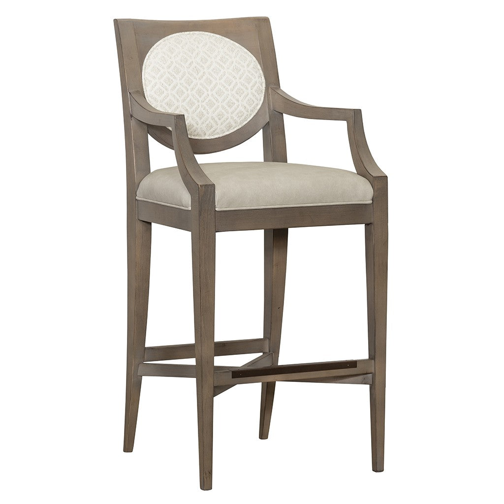 Rocco Leather Bar Stool (L-8849-06) - Fairfield Chair