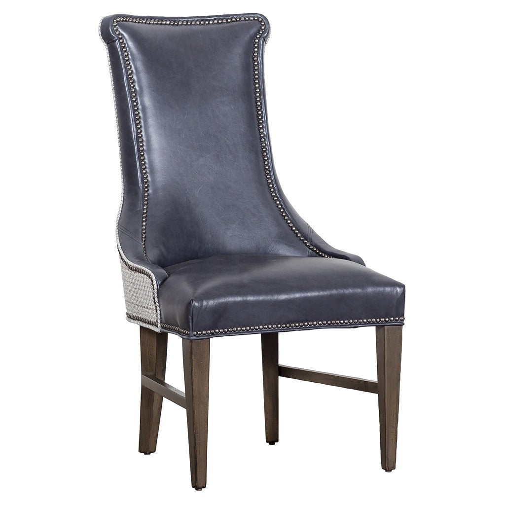 Trenton Leather Side Chair (L-8852-05) - Fairfield Chair