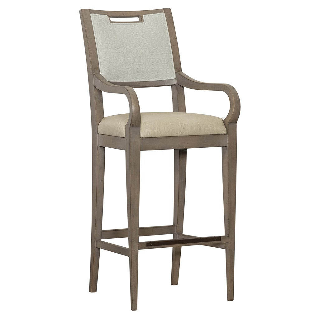 Reece Leather Bar Stool (L-8853-06) - Fairfield Chair