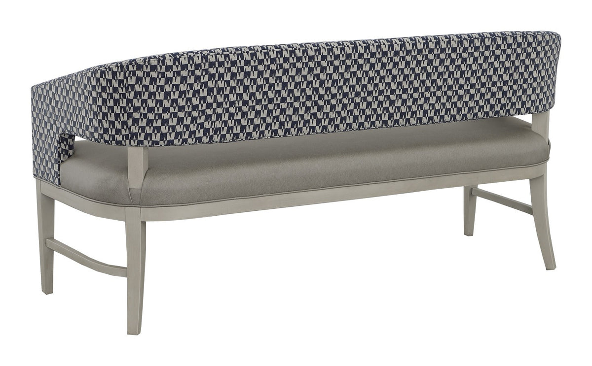 Cleo Leather Settee (L-8854-40) - Fairfield Chair