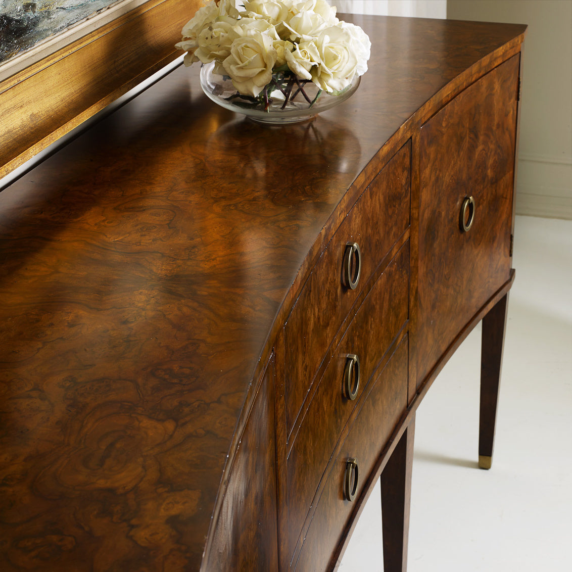 Concave Walnut Inlay Buffet – Sideboards by Modern History | Sutter & Vale