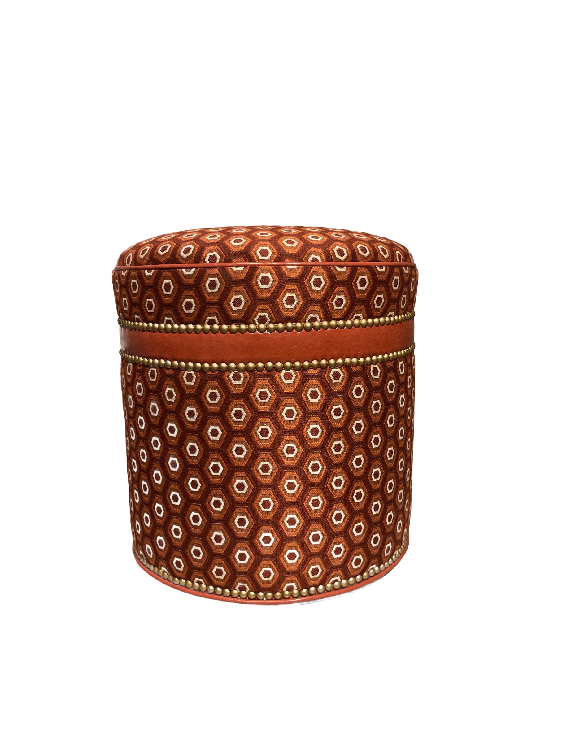 Finley Ottoman in Haisley Henna