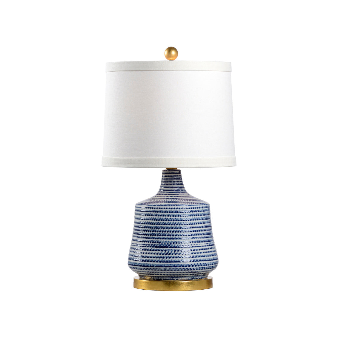Beehive Lamp - Blue in 25.5 / Porcelain - Chelsea House