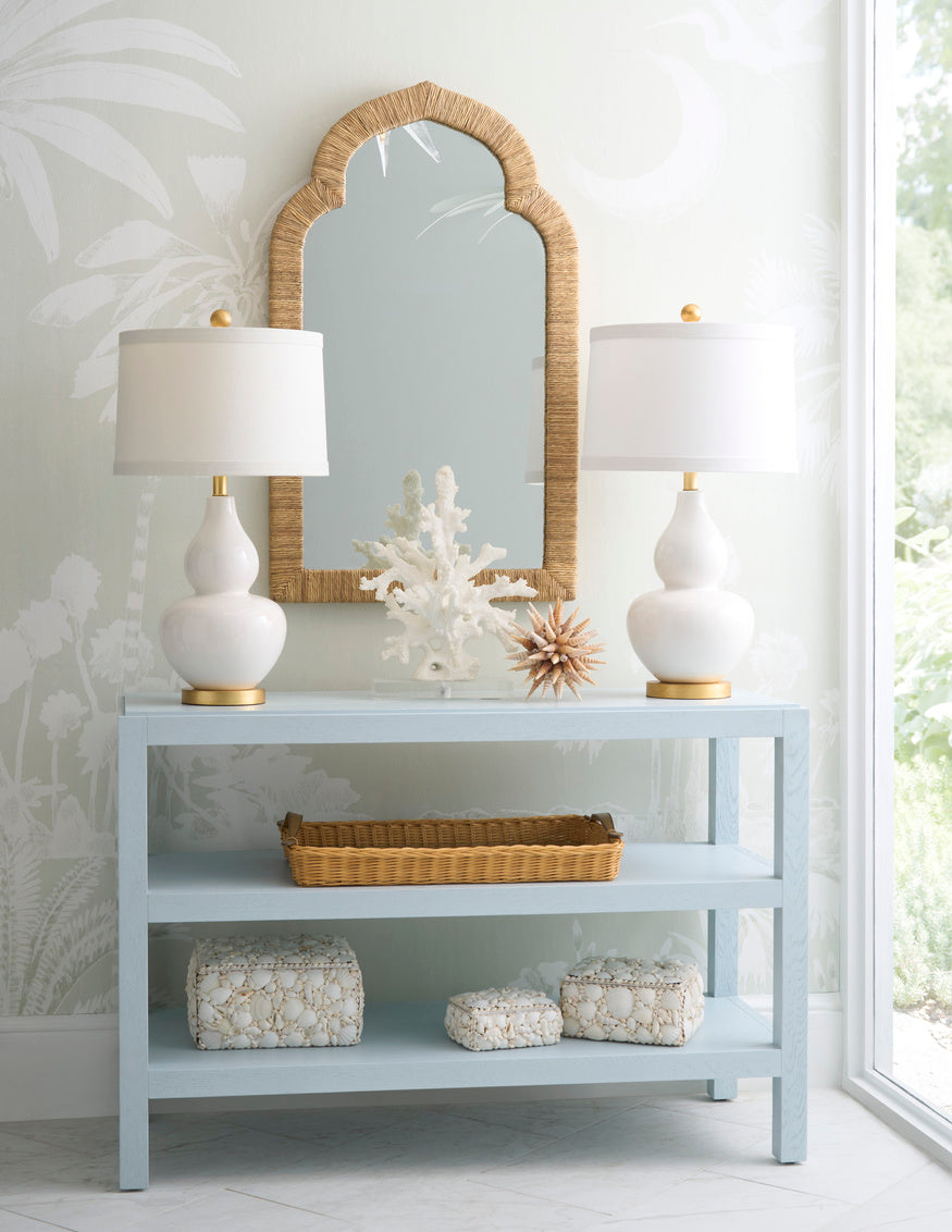 Avalon Console Table - Blue in Polar Blue / Wood - Chelsea House