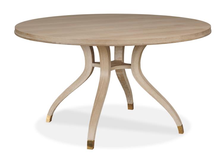 Maison '47 Round 60" Dining Table - Blonde Cerused – Dining Tables by Century Furniture | Sutter & Vale