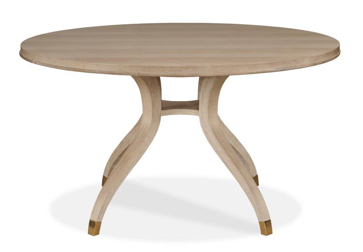 Maison '47 Round 54" Dining Table - Blonde Cerused – Round Dining Tables by Century Furniture | Sutter & Vale