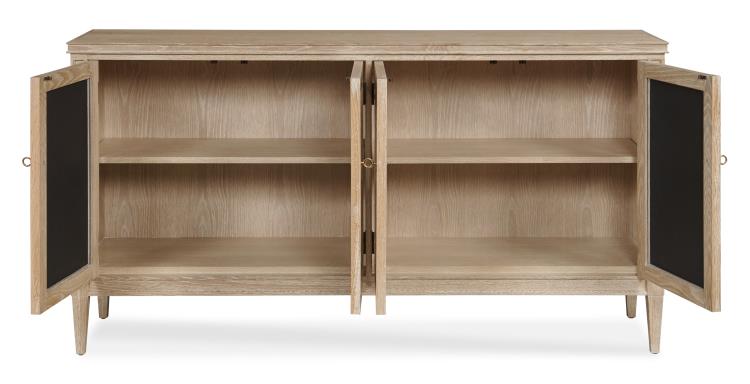Maison '47 Mirror Front Sideboard - Blonde Cerused – Credenzas by Century Furniture | Sutter & Vale