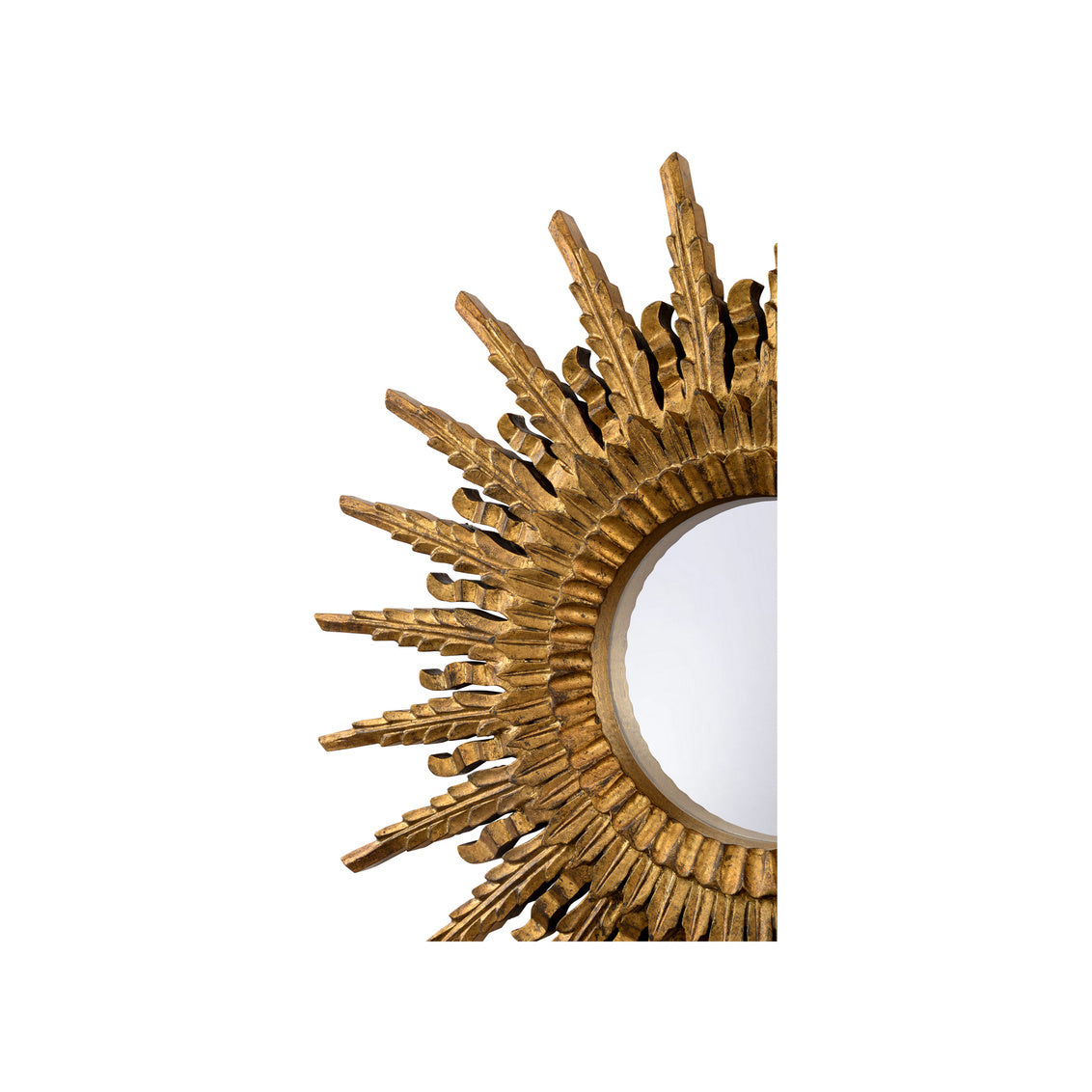 Lumiance Mirror in Antique Gold/Clear / Wood - Chelsea House