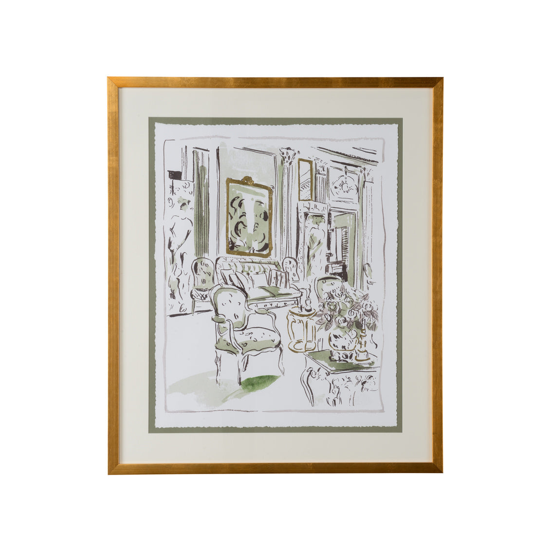 The Vintage Room IV in 38.75h x 32.75w x 2d / Giclee - Chelsea House