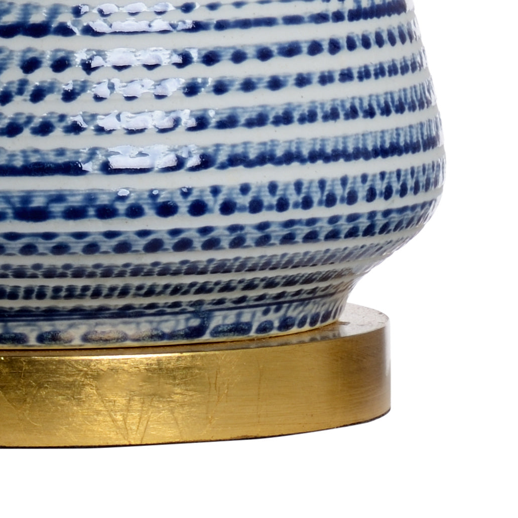 Beehive Lamp - Blue in 25.5 / Porcelain - Chelsea House