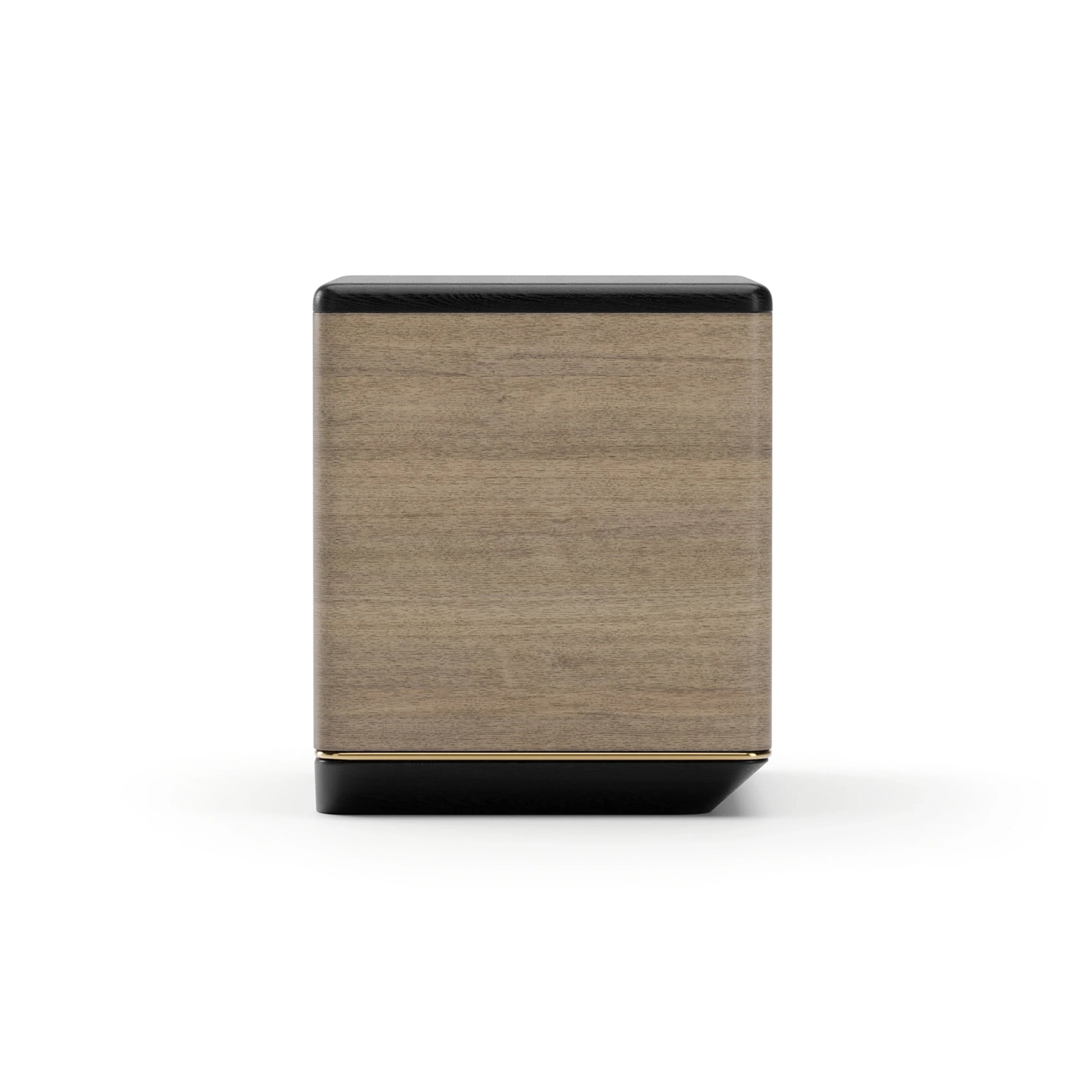 Madera Plinth Nighstand - Chocolate – Nightstands by Caracole | Sutter & Vale