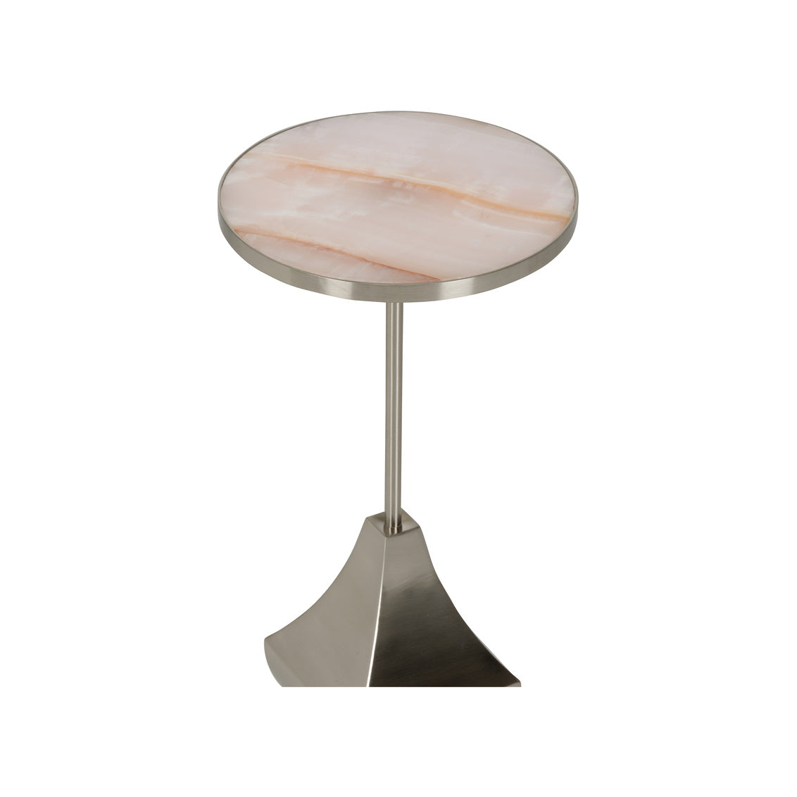 Essex Drinks Table - Rose Quartz in 24 / Metal - Chelsea House