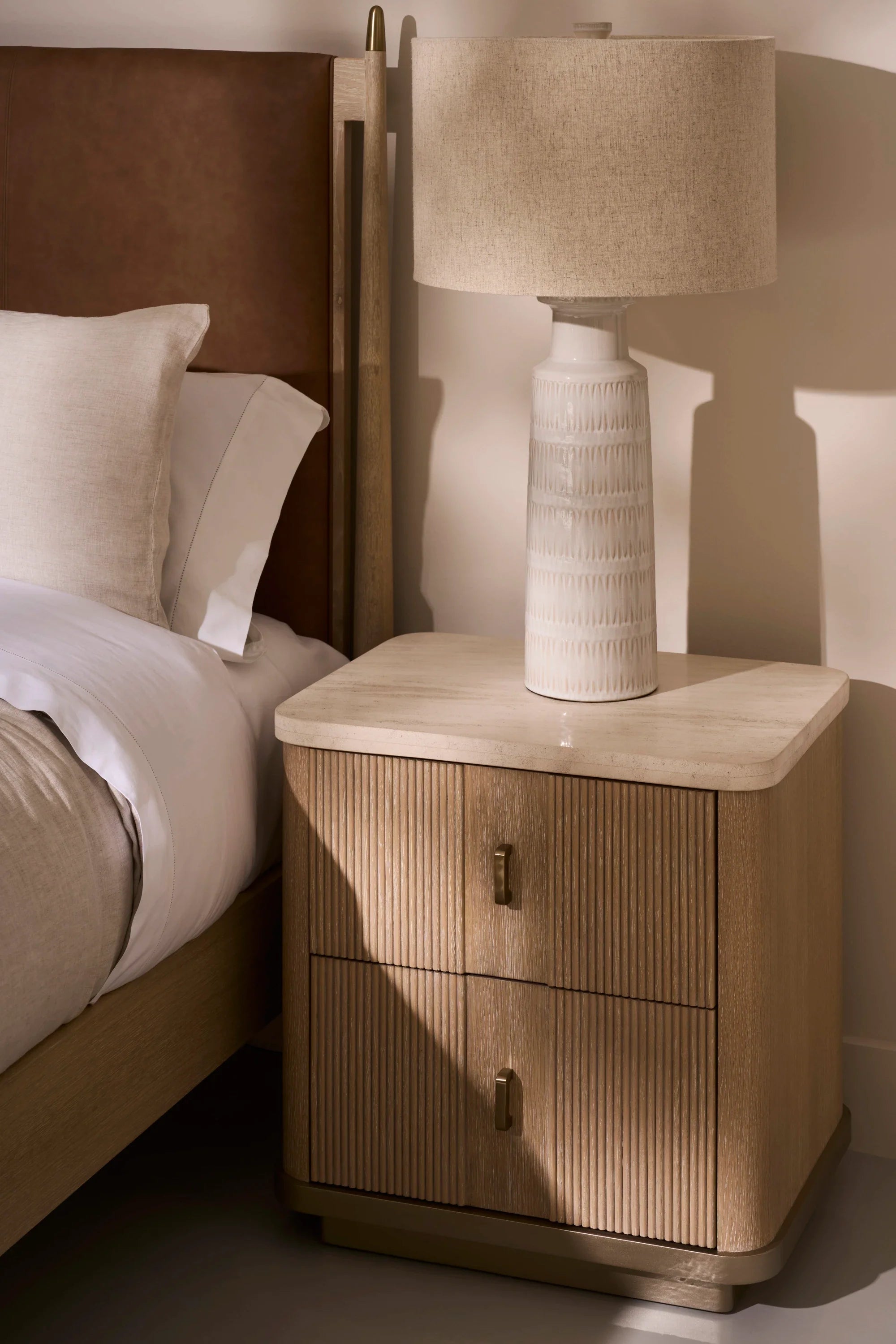 Rhythm Small Nightstand Light – Nightstands by Caracole | Sutter & Vale