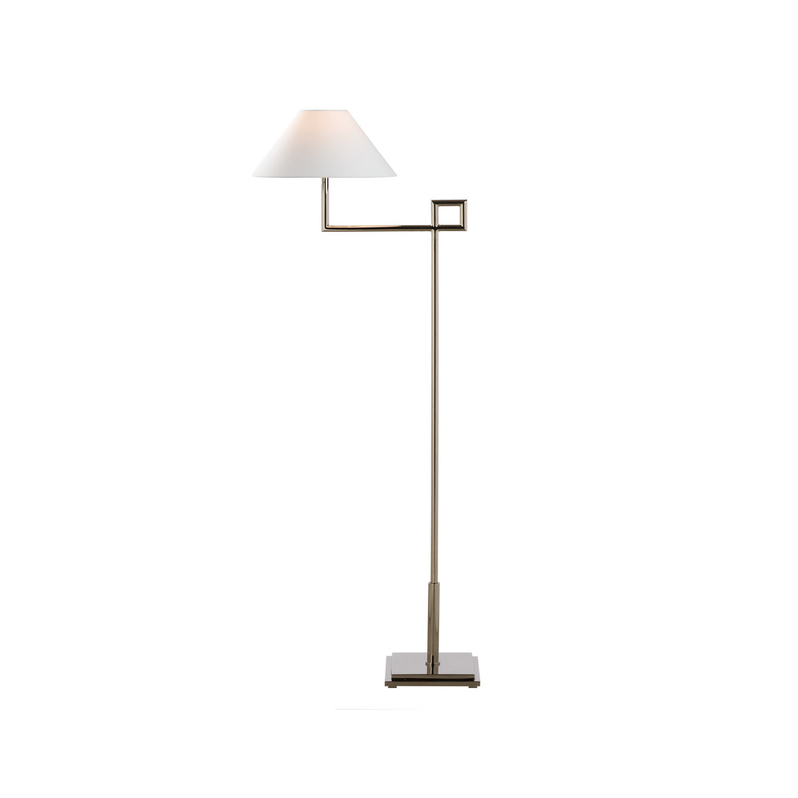 St. Dunstan Floor Lamp - Polished Nickel in 55.5 / Metal - Chelsea House