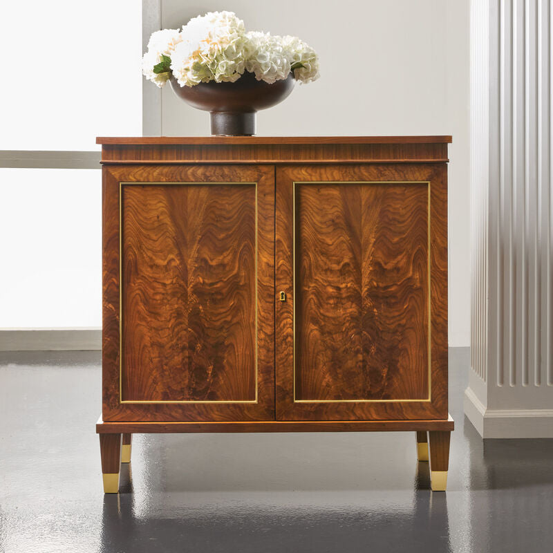 Walnut Two Door Cabinet