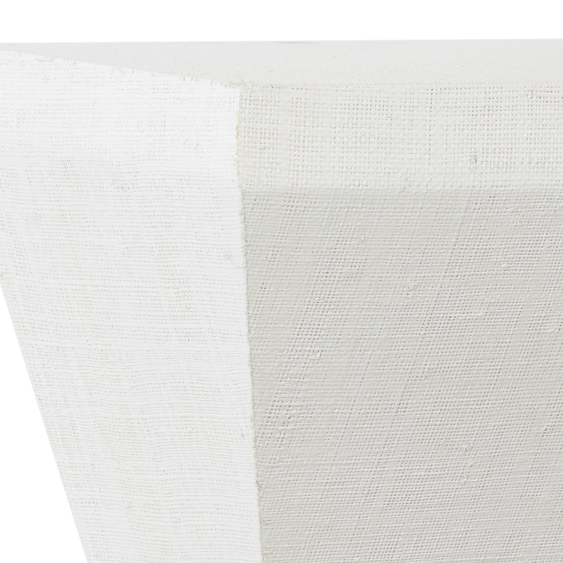 Raffia Bracket - White in White Lacquer / Raffia - Chelsea House
