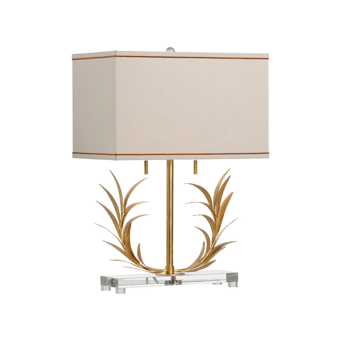 Gold Laurel Lamp