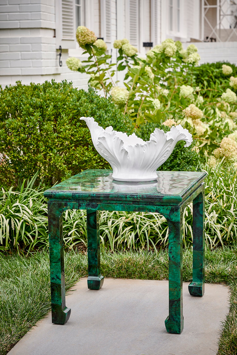 Acanthus Leaf Bowl in 11.5 / Ceramic/Porcelain - Chelsea House
