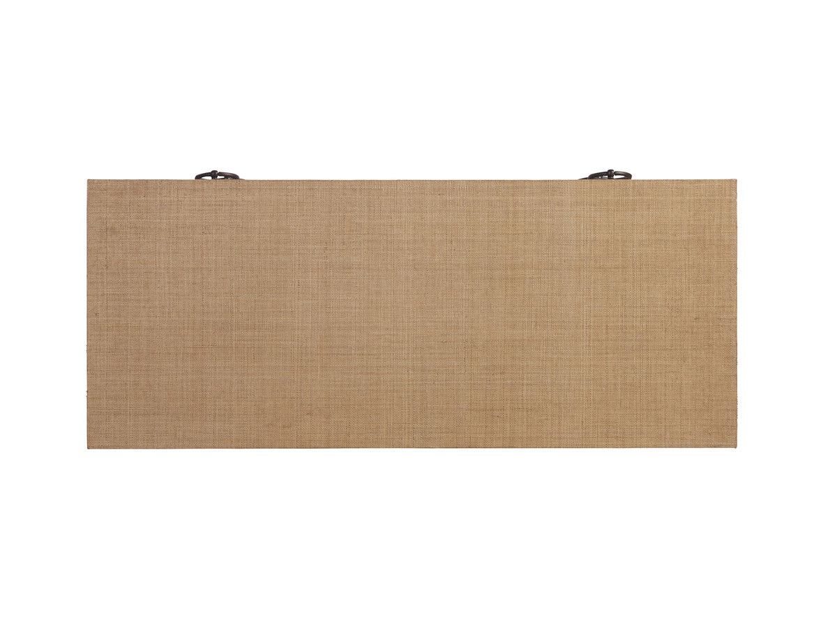 Balboa Island Raffia Hall Chest