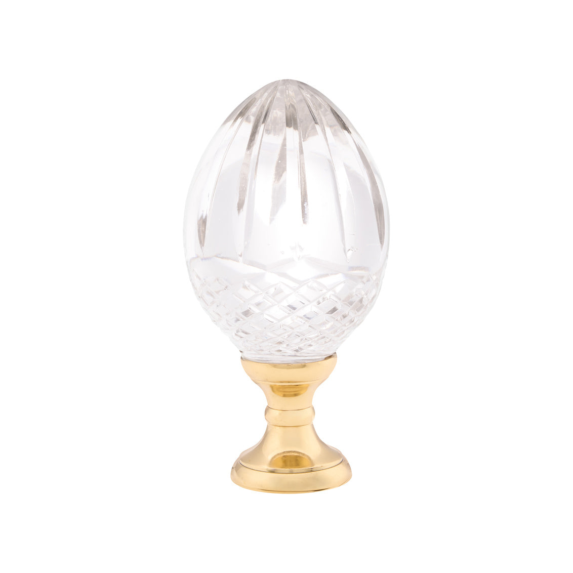 Paris Finial - Brass in Clear/Polished Brass / Glass - Chelsea House
