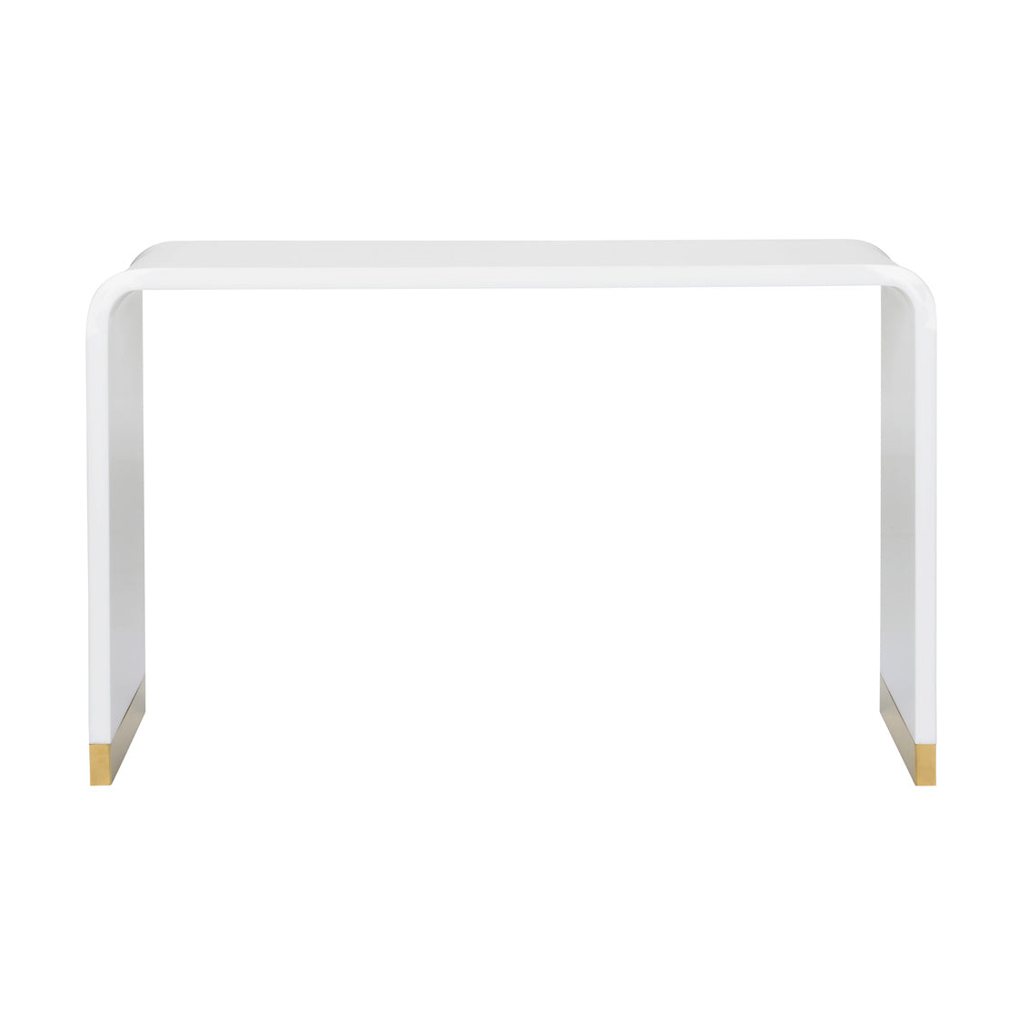 Waterfall Console - White in 30.5 / Acrylic - Chelsea House