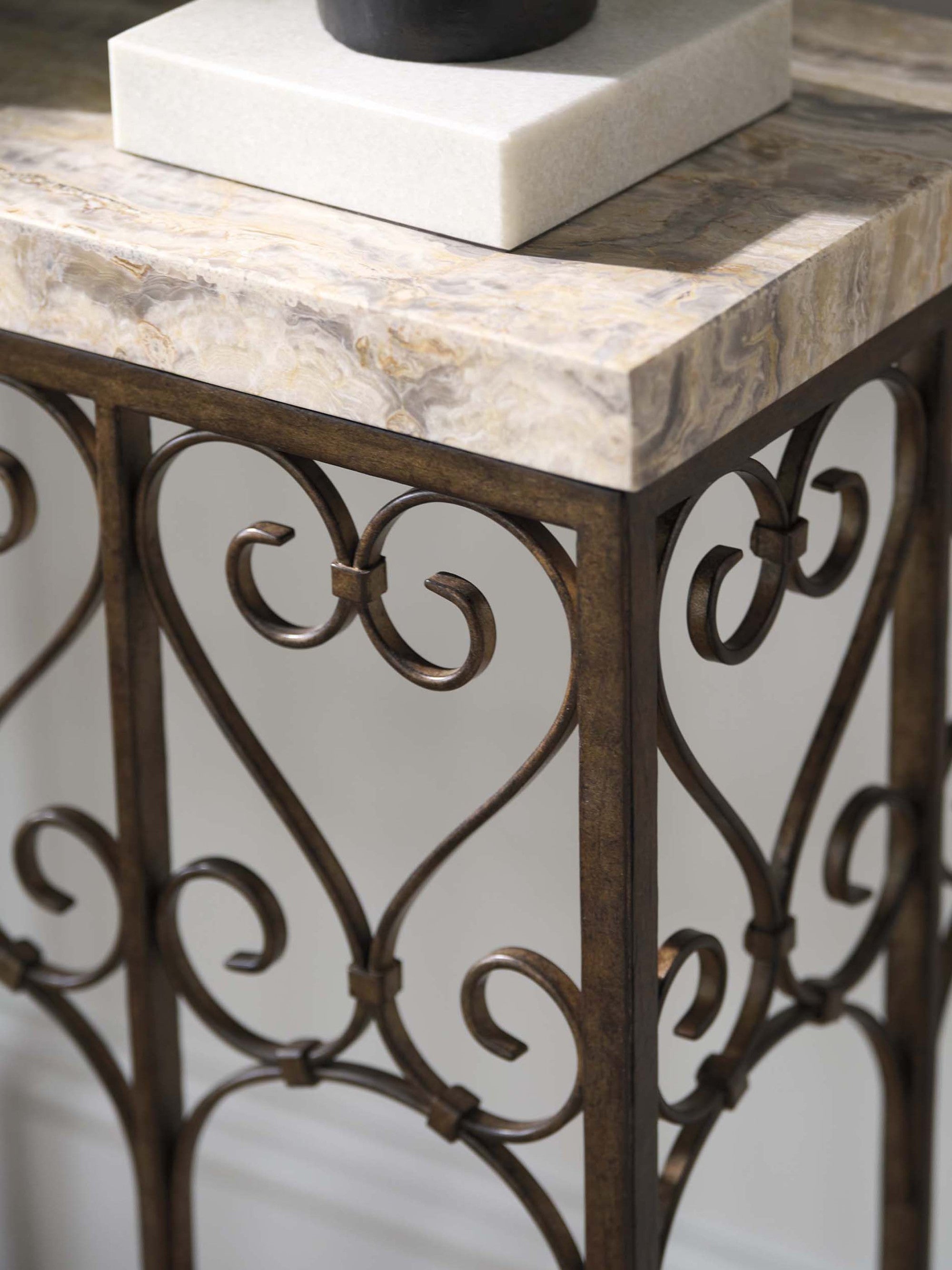 Fletcher Metal Console Table