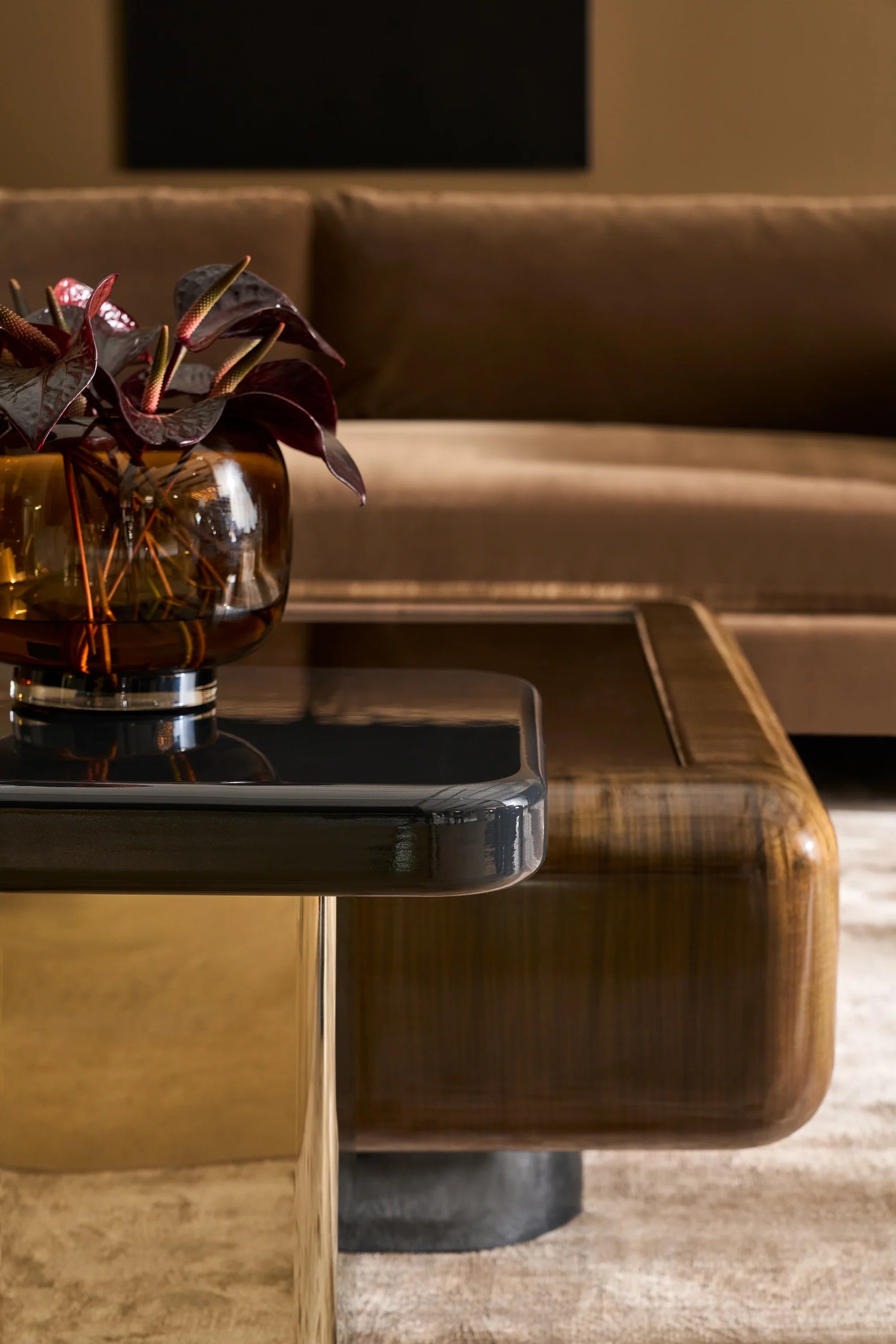 Gelee Accent Table - Chocolate – Side & End Tables by Caracole | Sutter & Vale