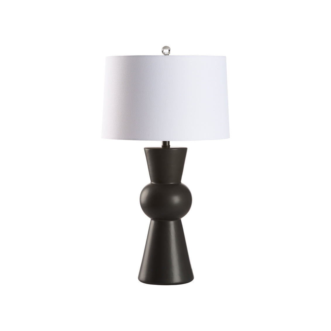 Chase Lamp - Black in 29.5 / Ceramic/Porcelain - Chelsea House