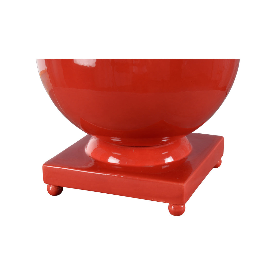 Opus Ceramic Lamp - Red in 31 / Ceramic/Porcelain - Chelsea House