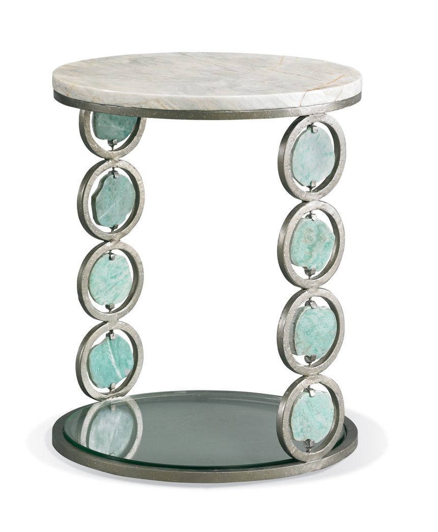 Jade Stone Accent Taable