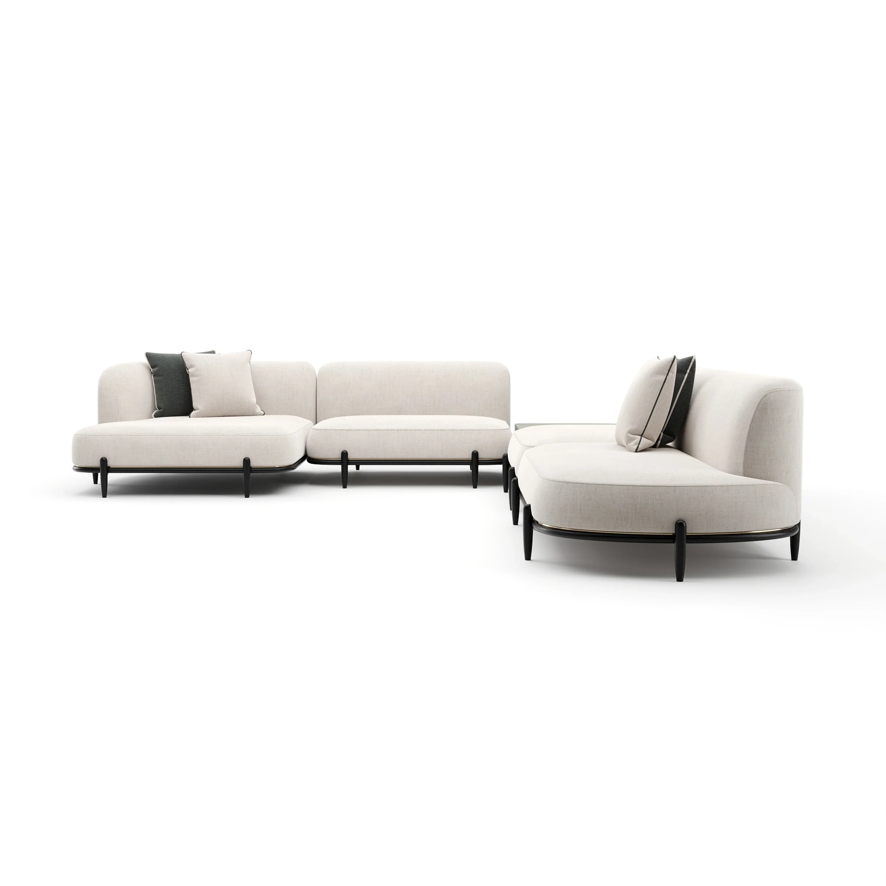 Madera Raf Large L Sectional – Sectionals by Caracole | Sutter & Vale