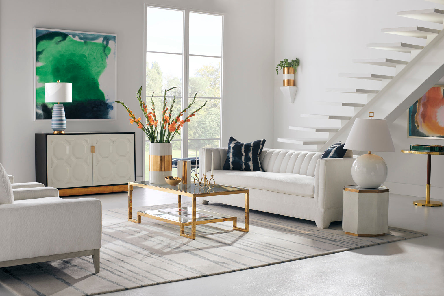 Morrow Lamp - White in 31 / Ceramic/Porcelain - Chelsea House