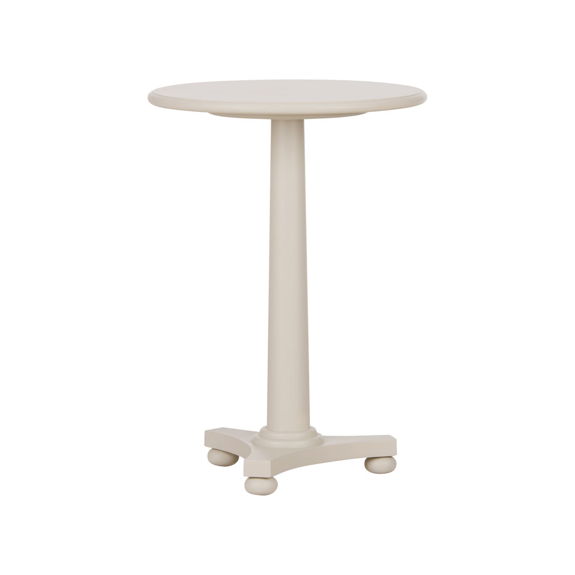 Louisville Side Table - Taupe in Taupe / Wood - Chelsea House