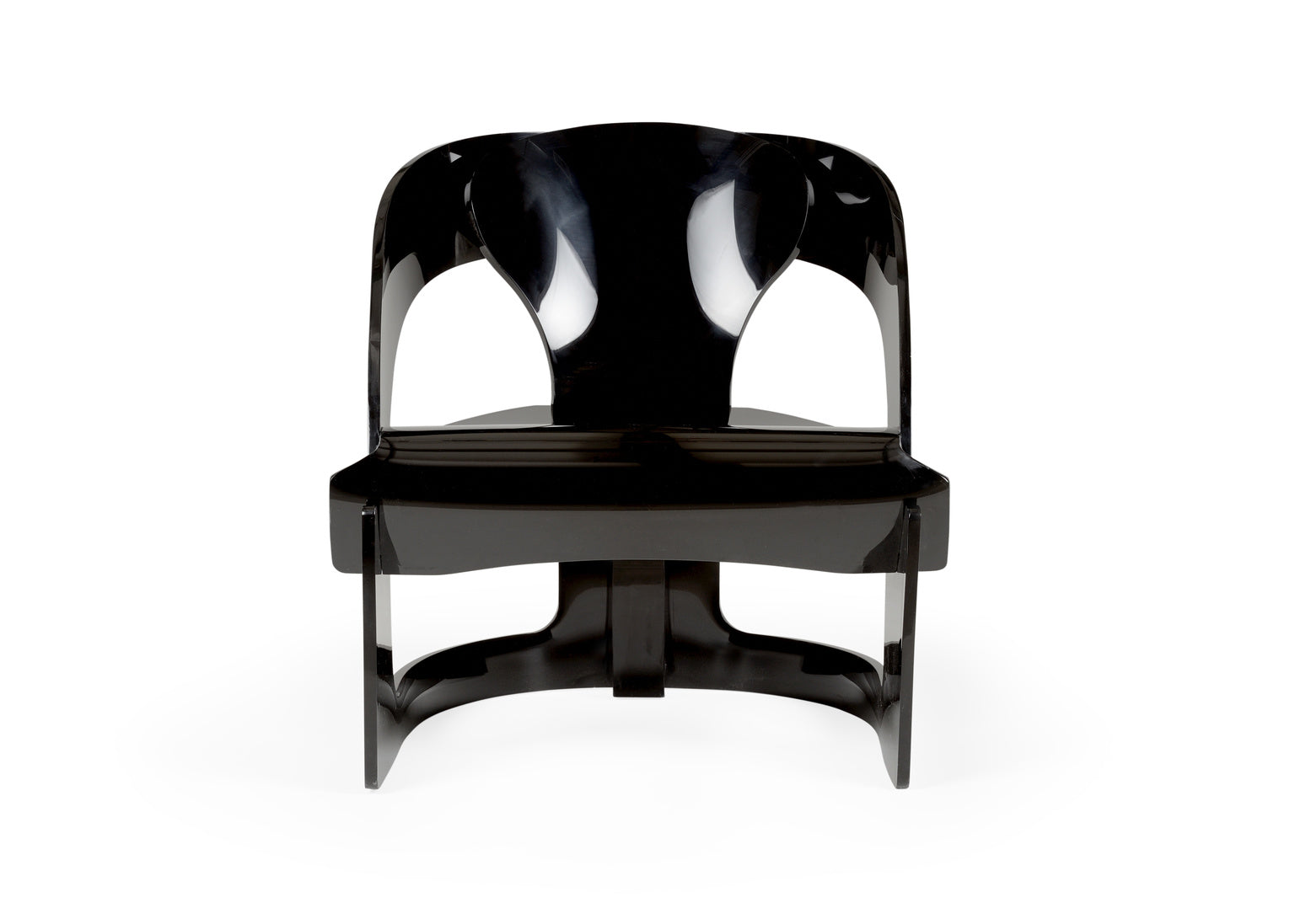 Beverly Grove Acrylic Chair - Black
