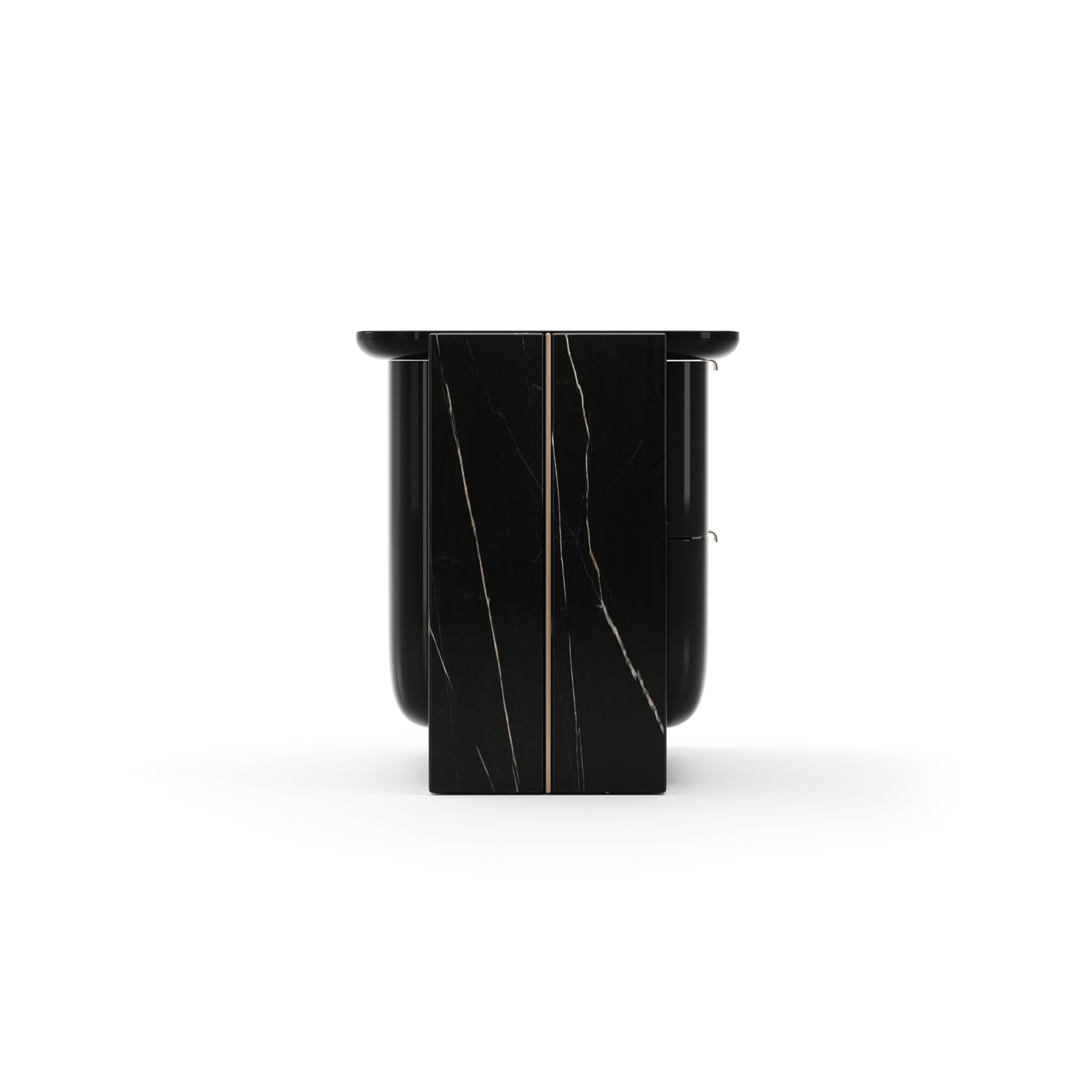Overlap Small Nightstand Dark – Nightstands by Caracole | Sutter & Vale