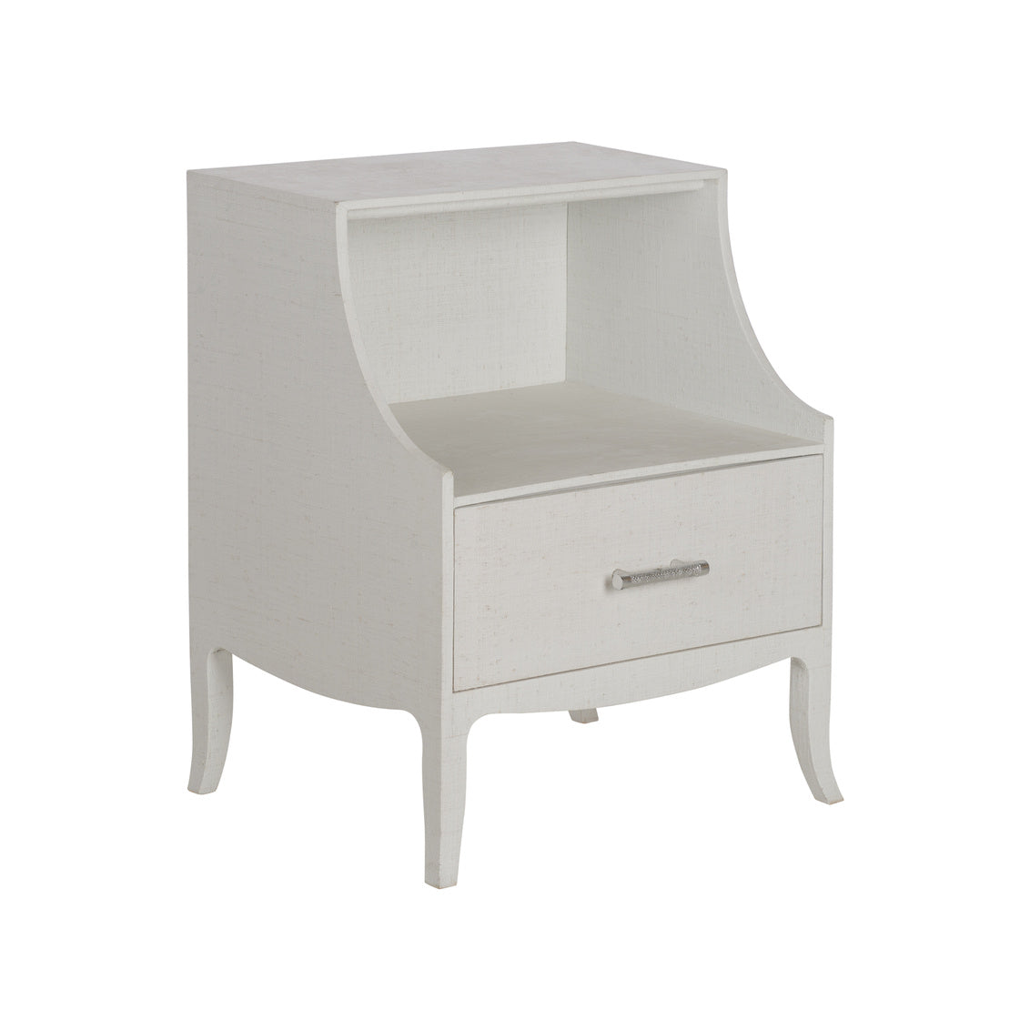 George III Bedside Table - White in 31 / Wood - Chelsea House