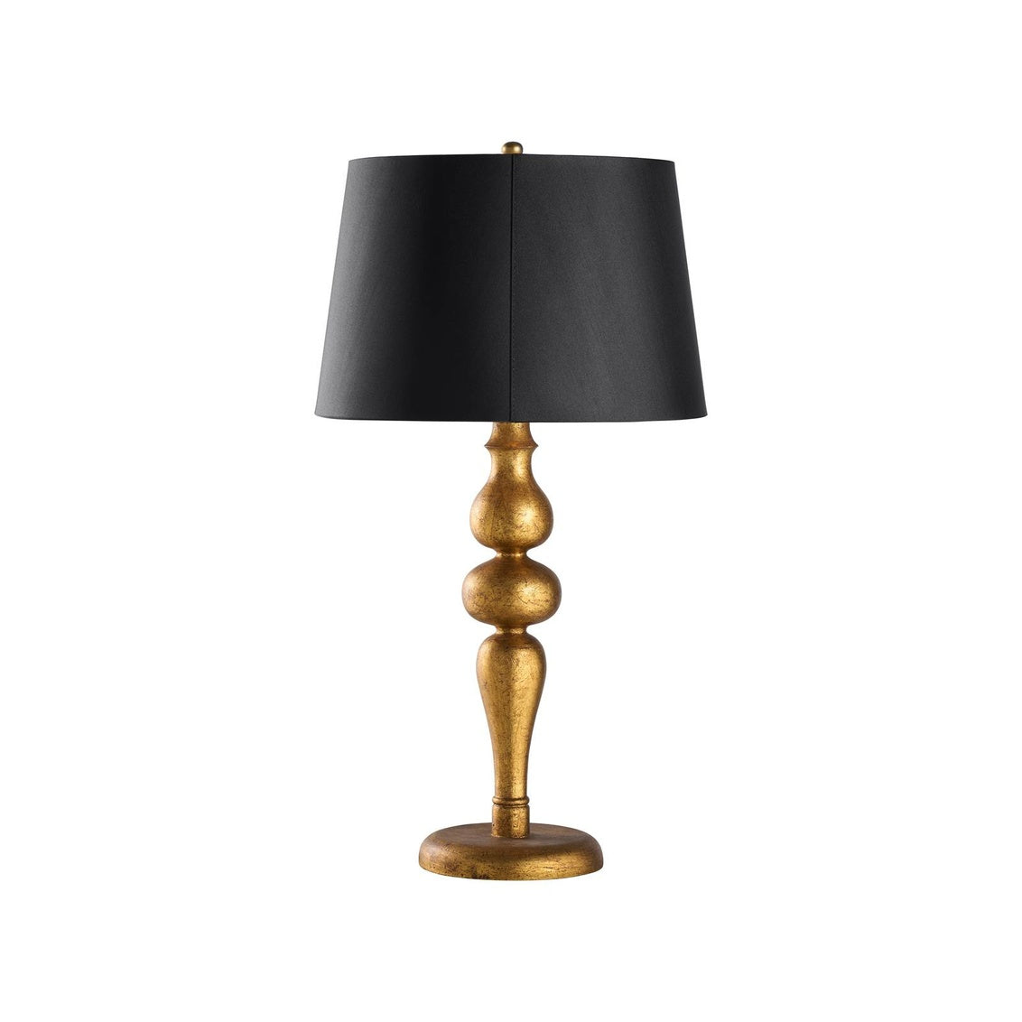 Ruby Table Lamp in Aged Gold / Wood - Chelsea House
