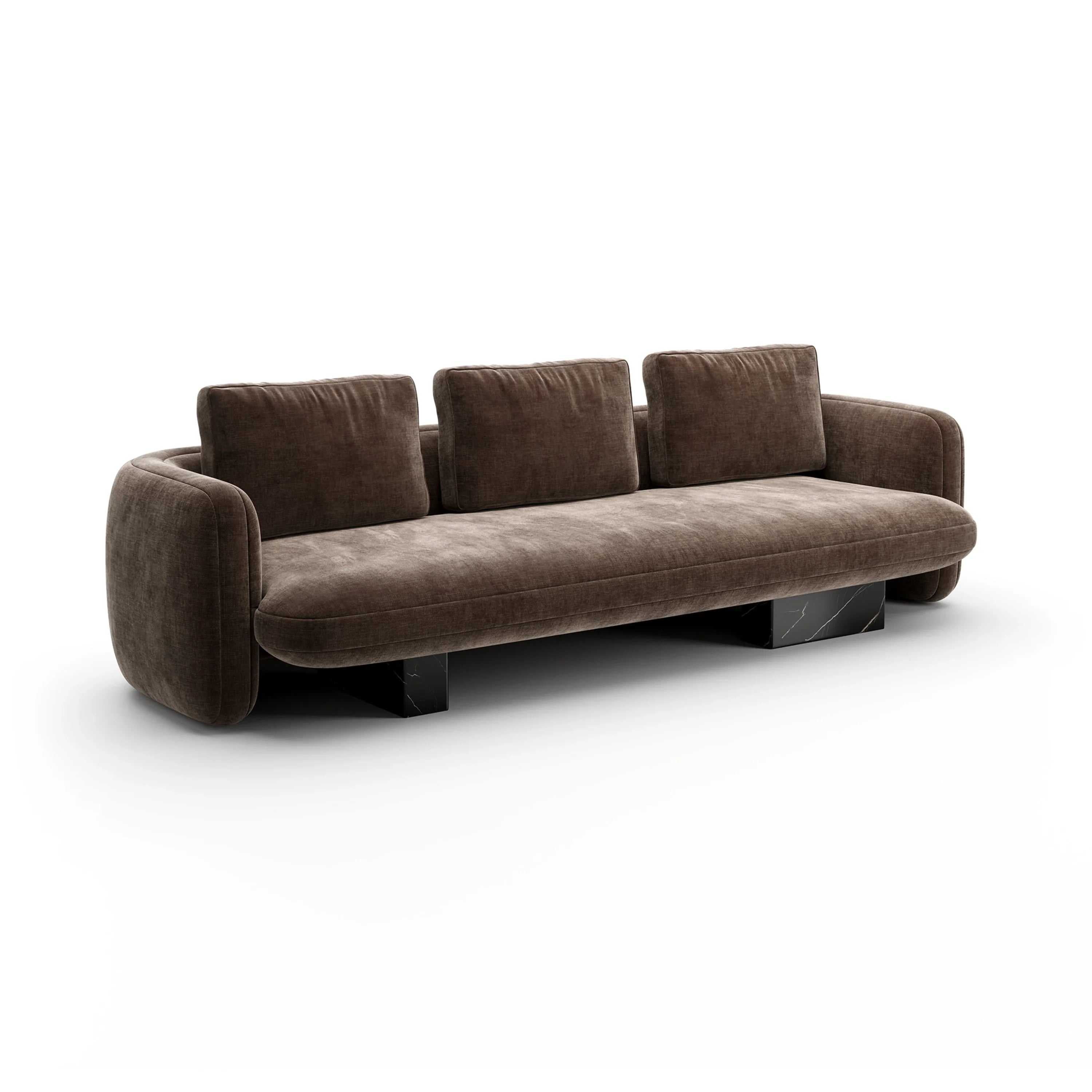 Overlap Sofa Dark Taupe – Sofas & Loveseats by Caracole | Sutter & Vale