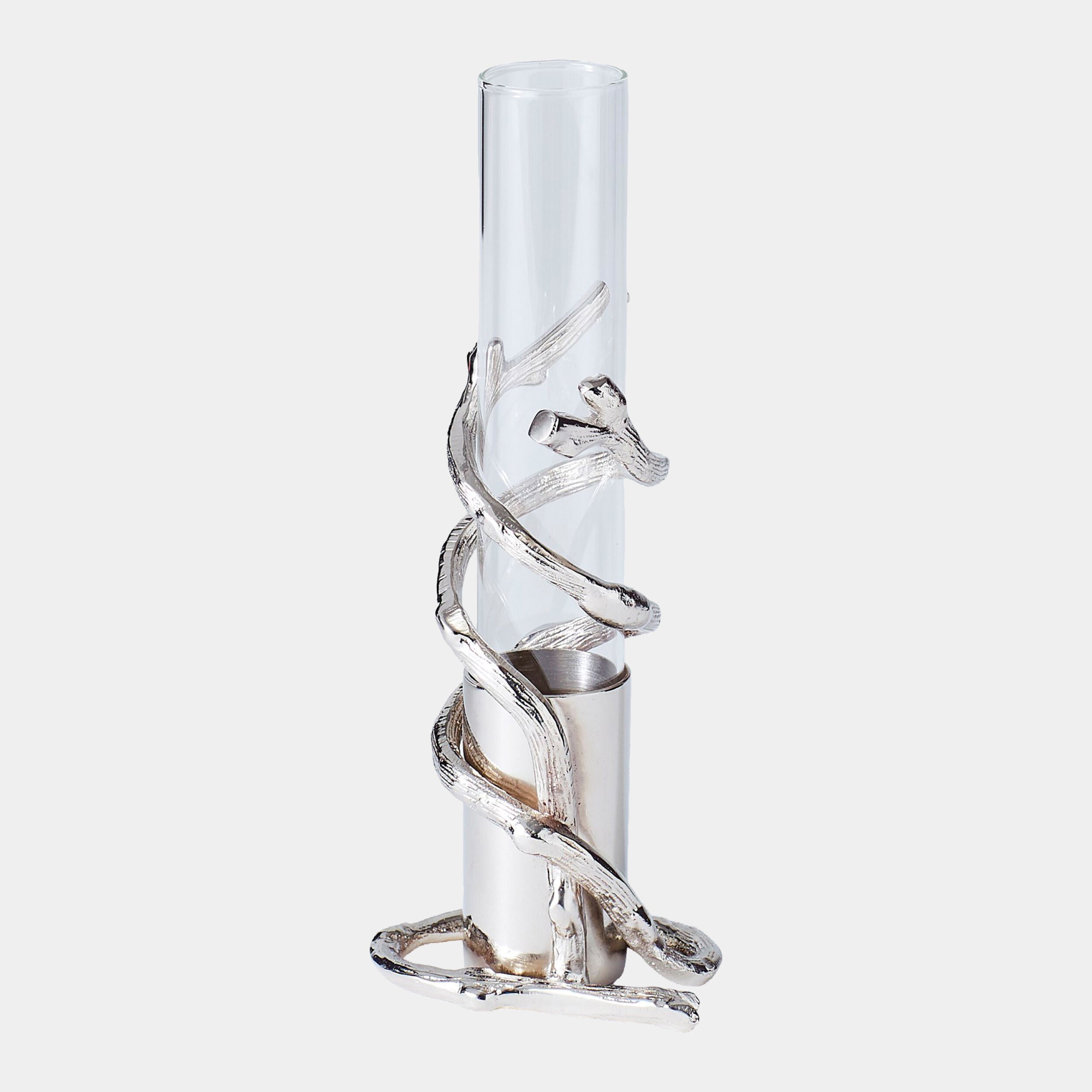 Branch Bud Vase-Nickel