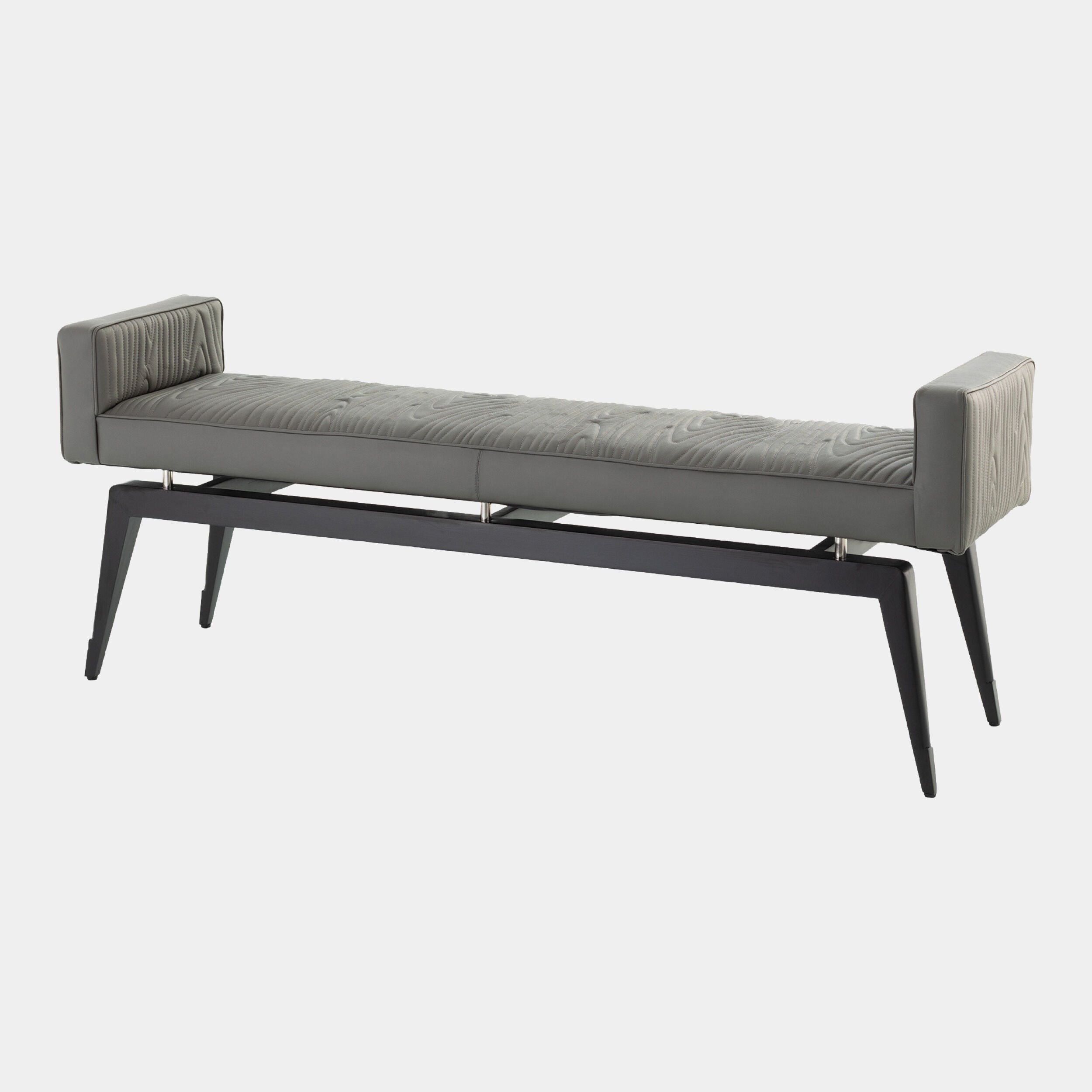 Faux Bois City Bench-Gray