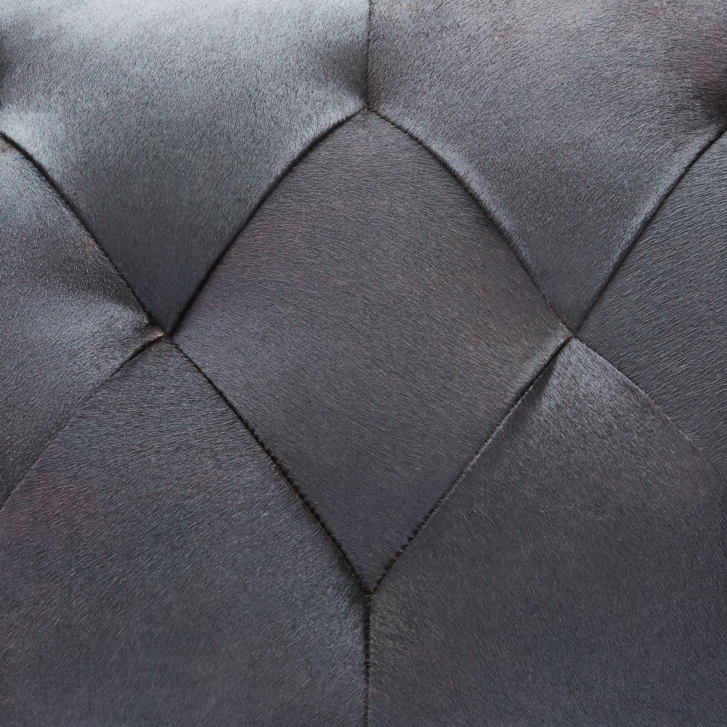 Stiletto Bench-Black Hair-on-Hide