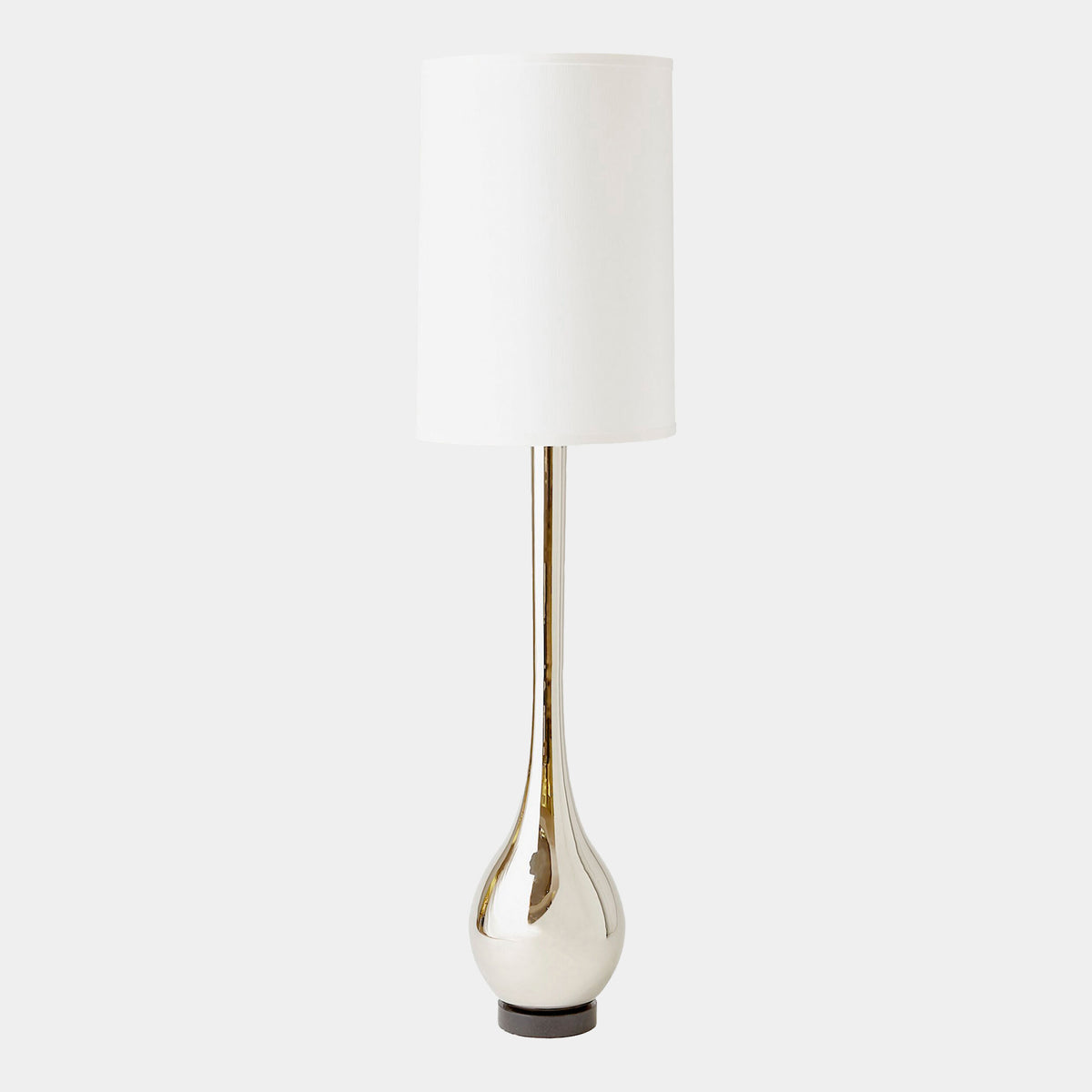 Lloyd Bulb Floor Lamp-Nickel