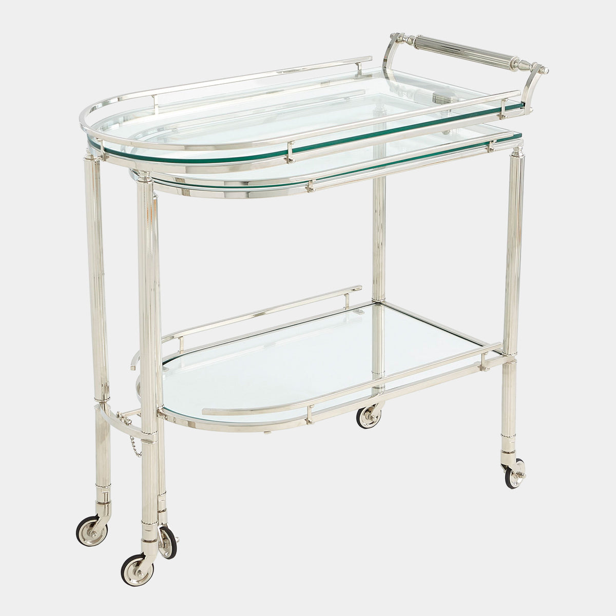 Gallery Folding Bar-Shiny Nickel